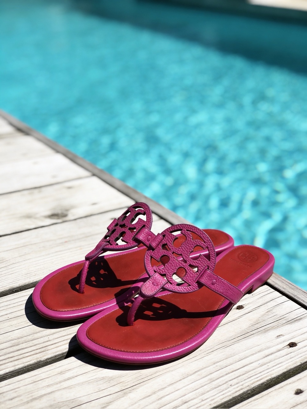 Tory Burch Millar Hot Pink sandals size 8.5